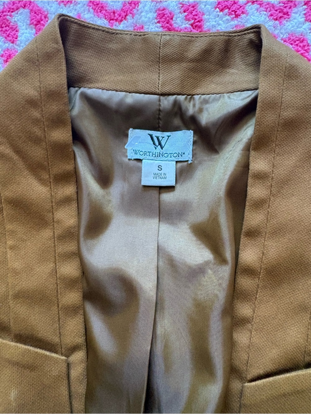 🤎 Worthington Convertible Zip Blazer Top | Size Small 🤎 - Picture 2 of 2
